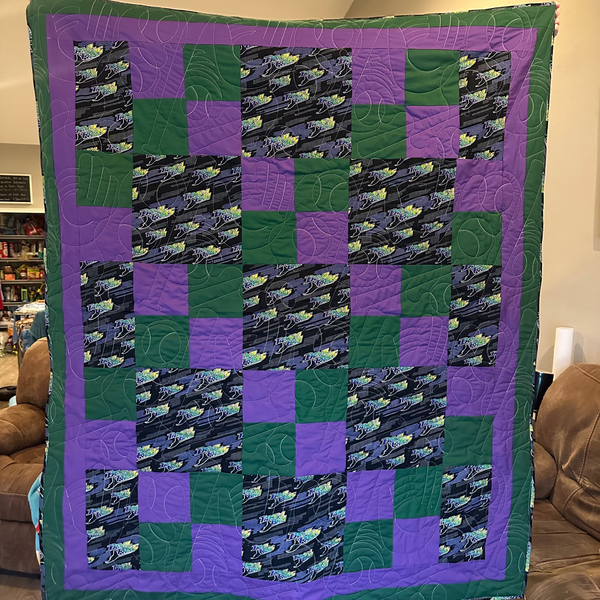 Custom Team or Feature Fabric Quilt